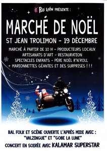 Affiche marché noël